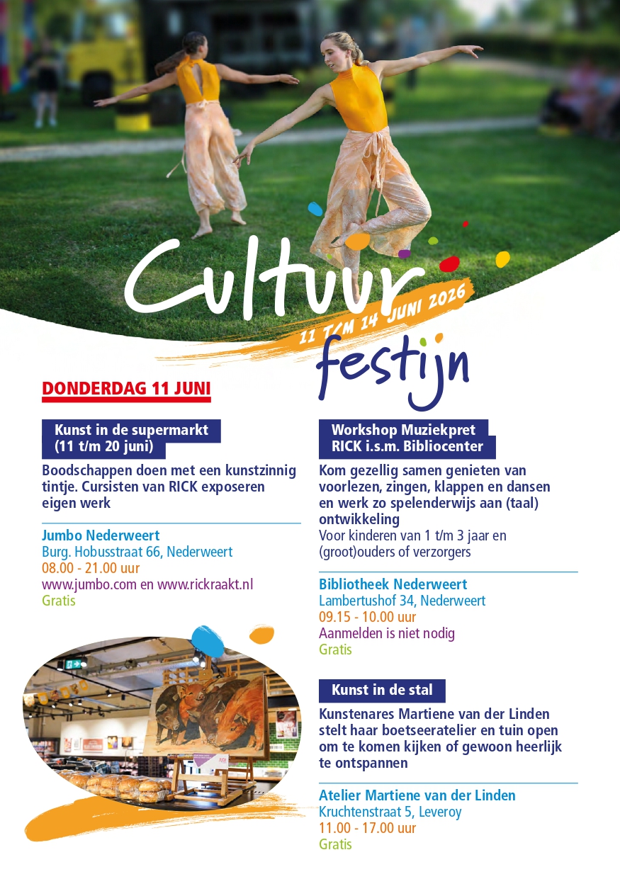 Preview Flyer Cultuurfestijn 2026